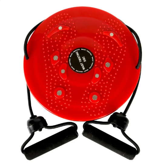Magnet Foot Massage Waist Twister Fitness Device - Red