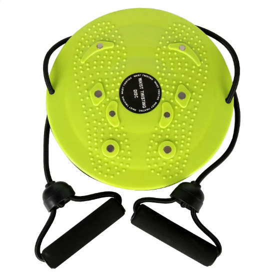 Magnet Foot Massage Waist Twister Fitness Device - Green